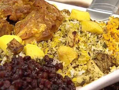 Kermanshahian Saffron Rice With Potato Recipe