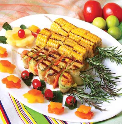 Kebab chicken rosemary Saffron Recipe,Kebab chicken rosemary,Kebab chicken,Kebab,chicken