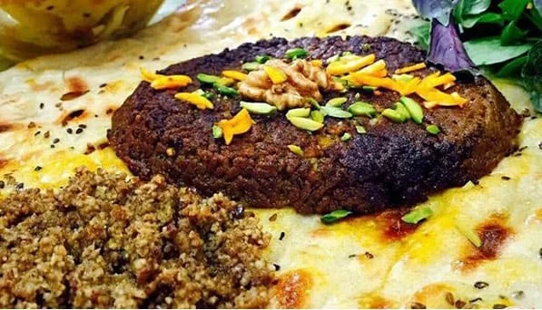 Kebab Briyani Isfahan with saffron, Kebab Briyani Isfahan, Kebab Briyani food Isfahan with saffron, local food, how to prepare Kebab Briyani Isfahan with saffron, tips for cooking Kebab Briyani Isfahan with saffron, how to prepare all kinds of kebabs, cooking training with saffron