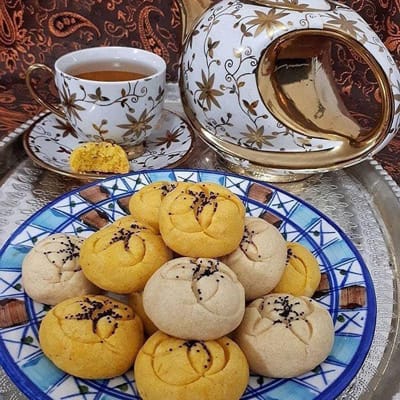 Mazandaran Dental Water Sweets with Saffron , Dental Water Sweets, Mazandaran Dental Water Sweets, Mazandaran Dental Water Sweets with saffron, local sweets, how to prepare Sabb al-Qafsheh sweets with saffron, tips for baking Arabic Sabb al-Qafsheh sweets with saffron, how to prepare all kinds of sweets, cooking training with Saffron