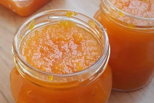 recipe Of Carrot marmalade with Iranian saffron, Carrot marmalade with saffron Iran, Carrot marmalade, Carrot marmalade with saffron, Local food, How to prepare delicious carrot marmalade with Iranian saffron, Tips for carrot marmalade with Iranian saffron, How to prepare different types of marmalade, Cooking training with saffron