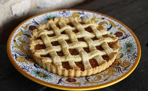 Delicious cooking recipe for Quince jam pie with Iranian saffron,Quince jam pie with Iranian saffron, Quince jam pie, Quince jam pie with saffron, Local food, How to prepare Quince jam pie with Iranian saffron, Tips for Quince jam pie with Iranian saffron, How to prepare different types of pie, Cooking training with saffron