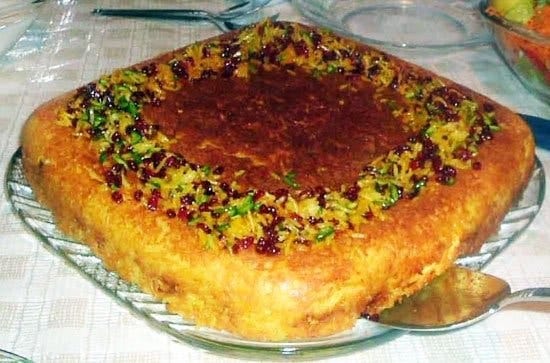 recipe for cooking Tahchin green beans with Iranian saffron, Tahchin green beans with Iranian saffron, Tahchin green beans, Tahchin green beans with saffron, local food with Iranian saffron, how to prepare Tahchin green beans with Iranian saffron, tips for cooking Tahchin green beans with Iranian saffron, how to prepare tahchin