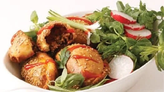 recipe for cooking Turkey (bird) dumplings with Iranian saffron, Turkey (bird) donut with Iranian saffron, Turkey (bird) donut, Turkey (bird) donut with saffron, Local food with Iranian saffron, How to prepare Turkey (bird) donut with Iranian saffron, Tips for cooking Turkey (bird) donut with Iranian saffron, how to prepare different types of donuts
