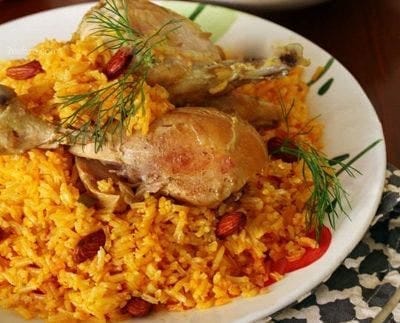recipe for cooking chicken kabseh with Iranian saffron, kabseh chicken with Persian saffron, kabseh chicken, kabseh chicken with saffron, local food, how to prepare kabseh chicken with Iranian saffron, tips for cooking kabseh chicken with Iranian saffron, how to prepare sweets, cooking training with saffron