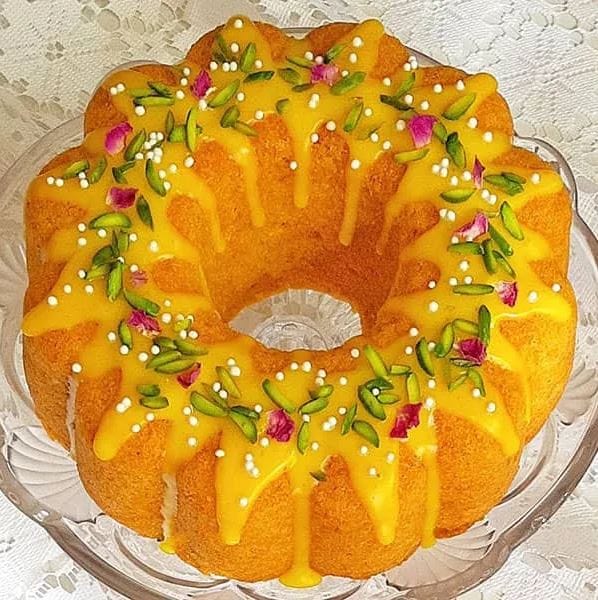 saffron cake recipe