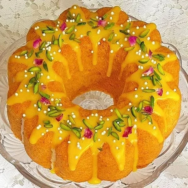 saffron cake recipe