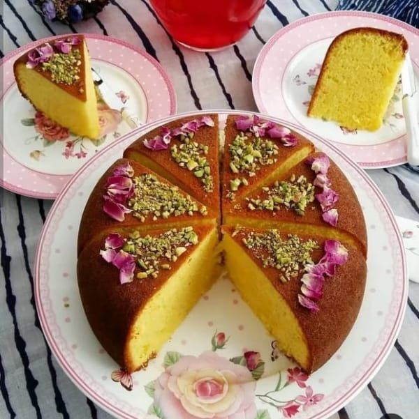 Saffron Infused Cake Recipe