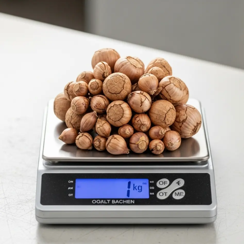 Saffron bulbs per kilogram