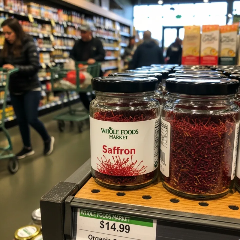 Whole Foods saffron availability