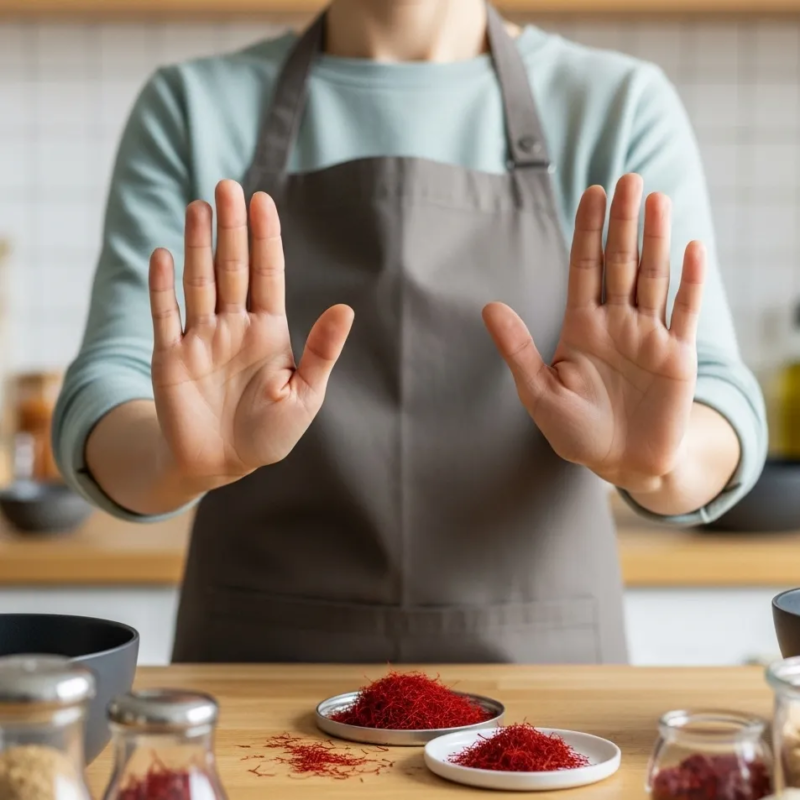 Saffron consumption guidelines