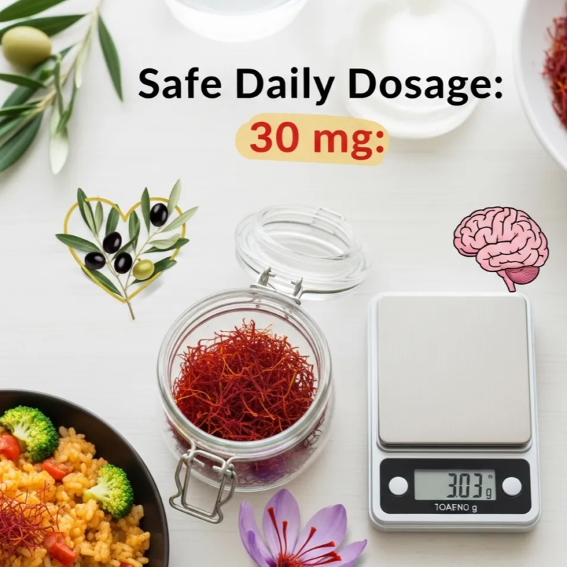 Safe saffron consumption
