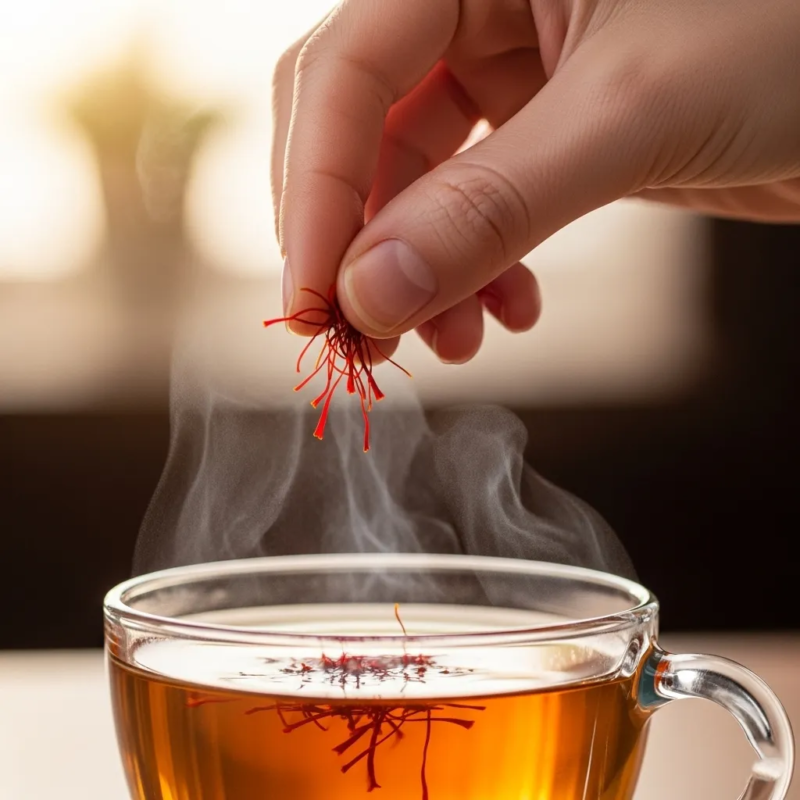 Saffron tea recipe