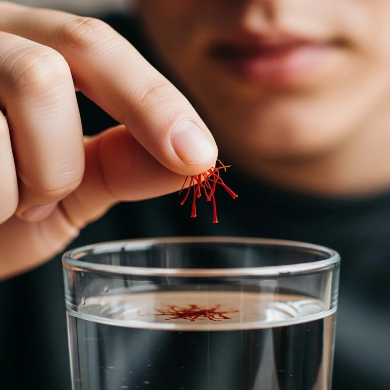 Swallow saffron strands