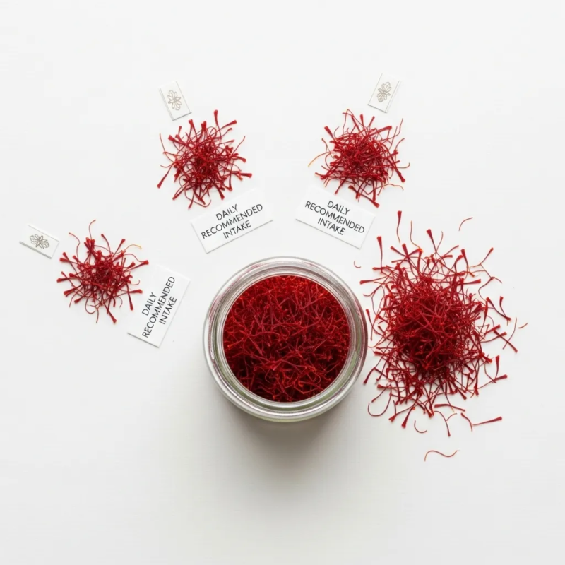 Daily saffron intake