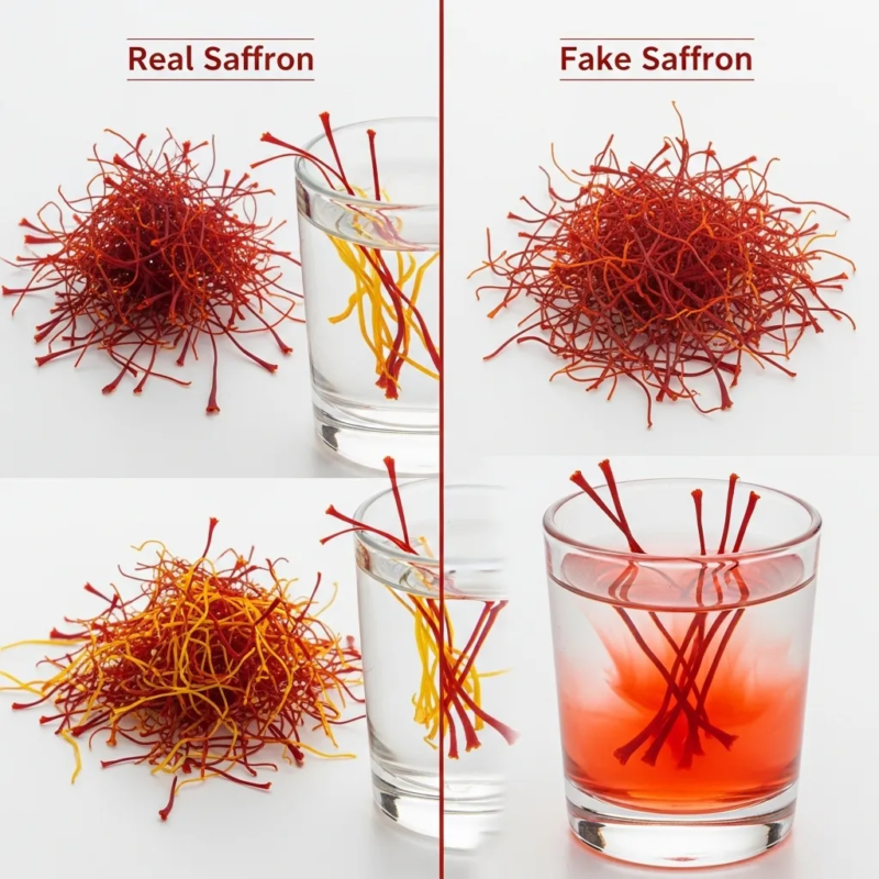 How to identify real saffron