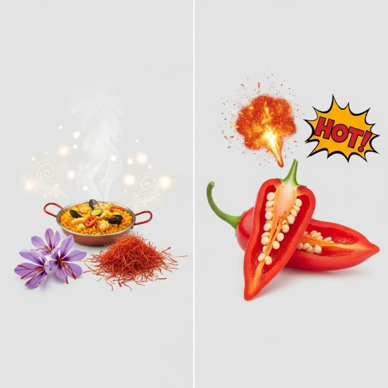 Is saffron spicy