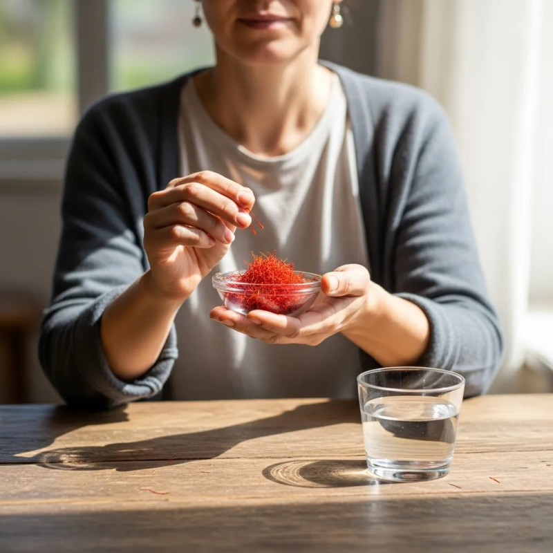 Saffron benefits on an empty stomach