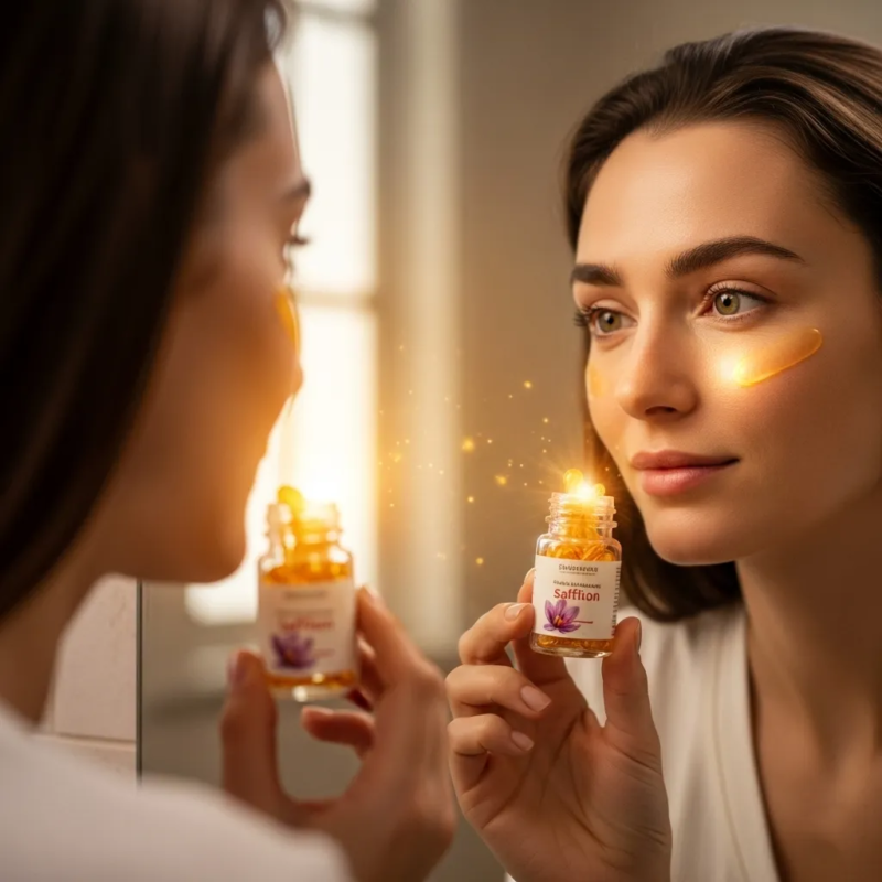Saffron for youthful skin