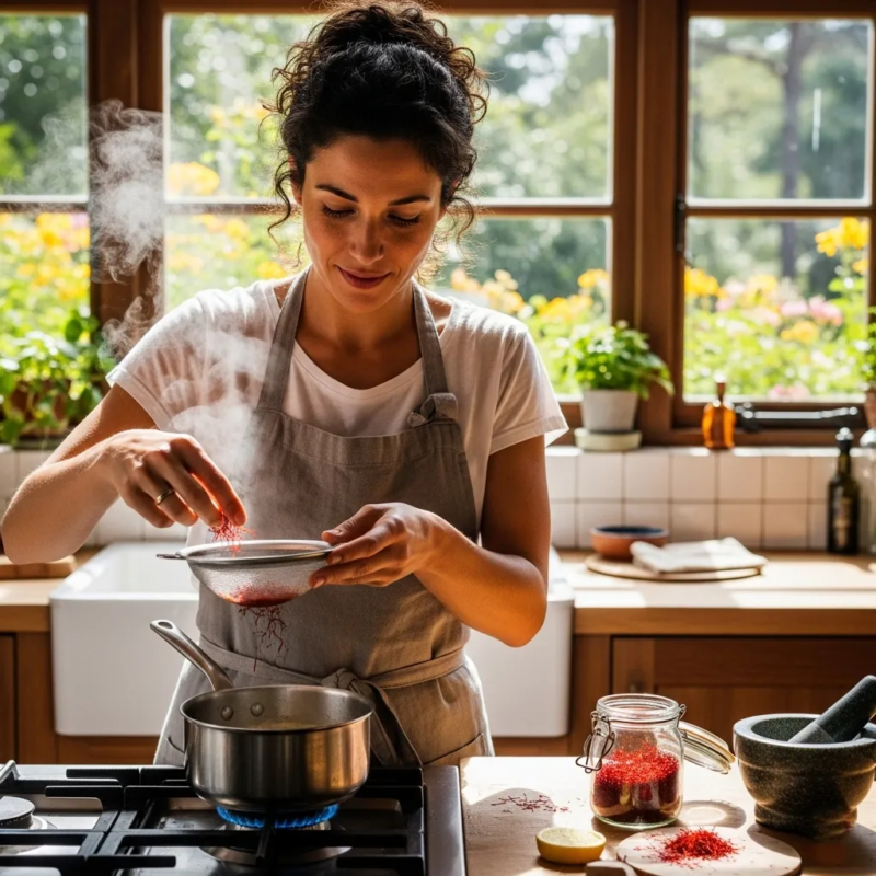 Saffron uses for women