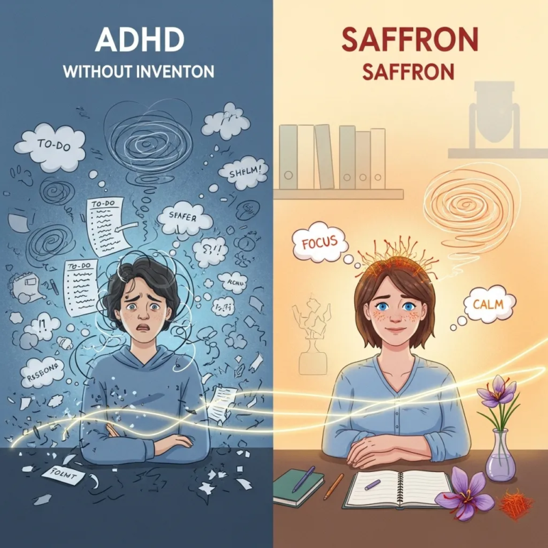 Saffron benefits for ADHD