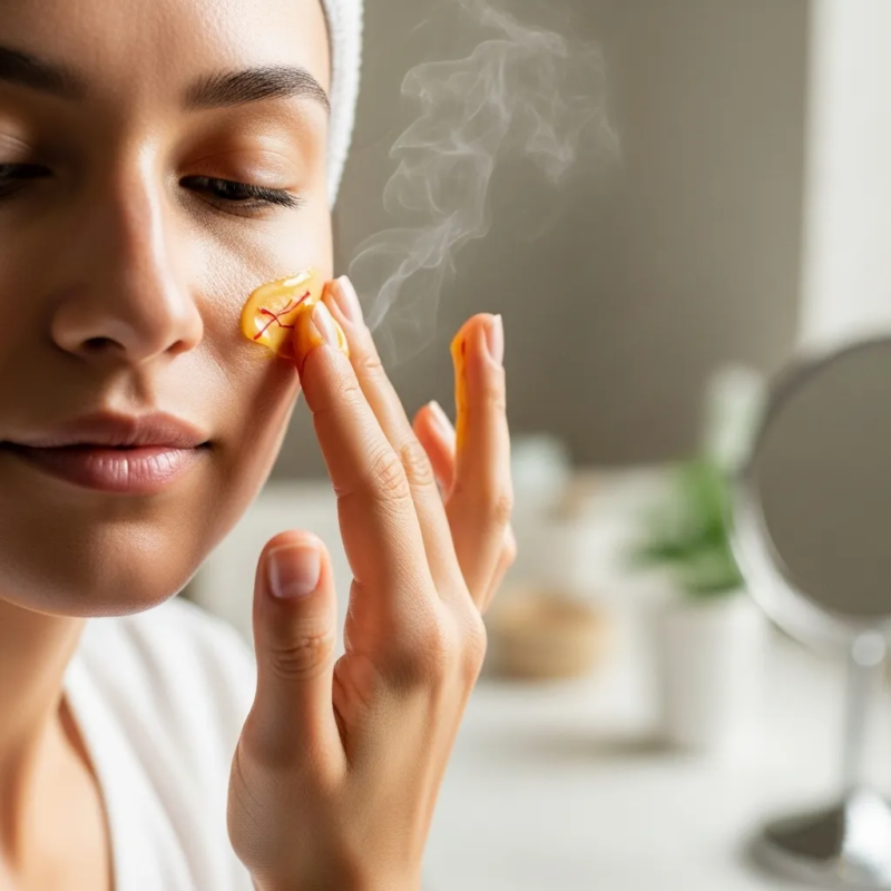 saffron skincare routine