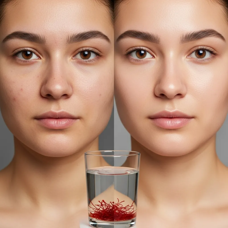 saffron water benefits for skin