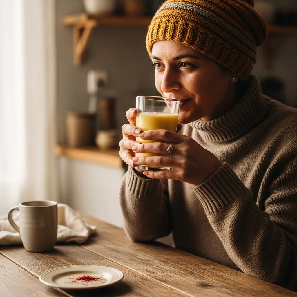 saffron milk daily benefits