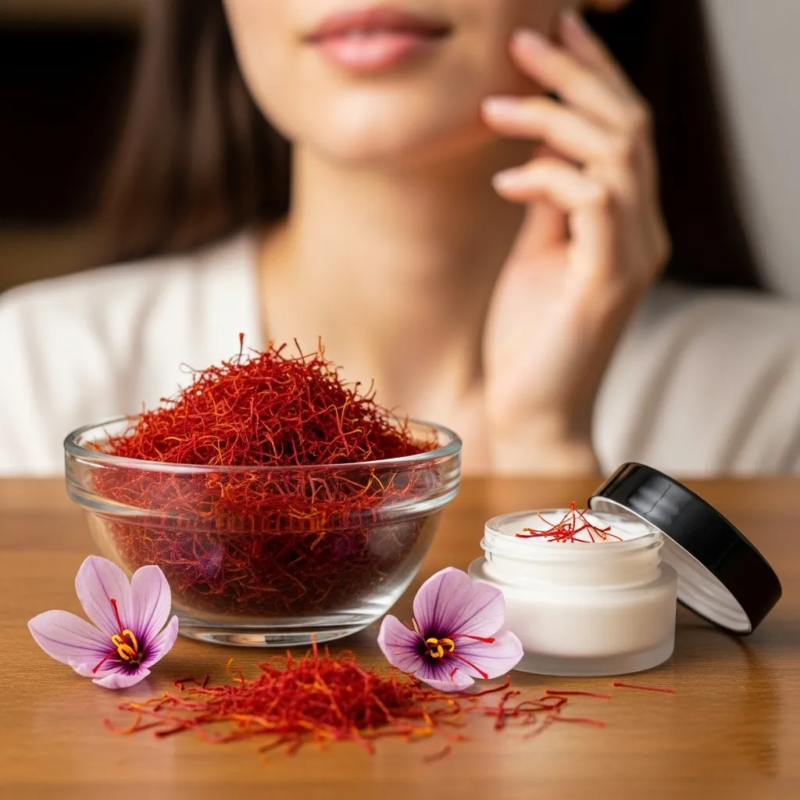saffron skin tightening benefits
