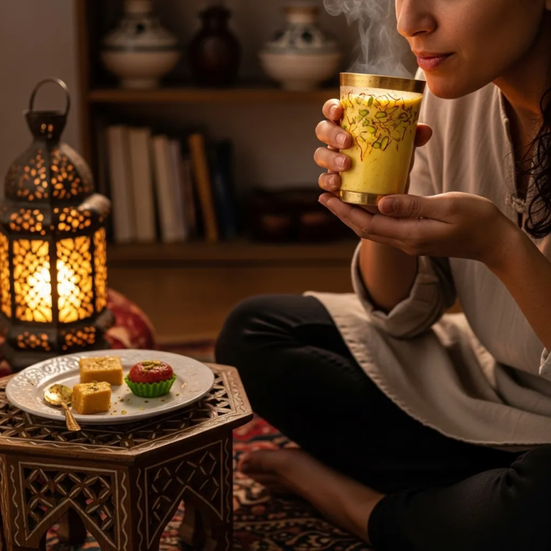 Saffron milk benefits