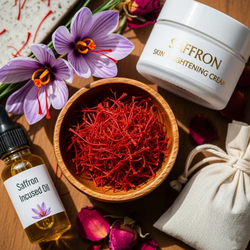 Saffron for skin whitening