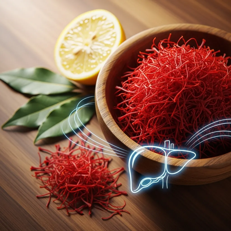 Saffron for liver detox