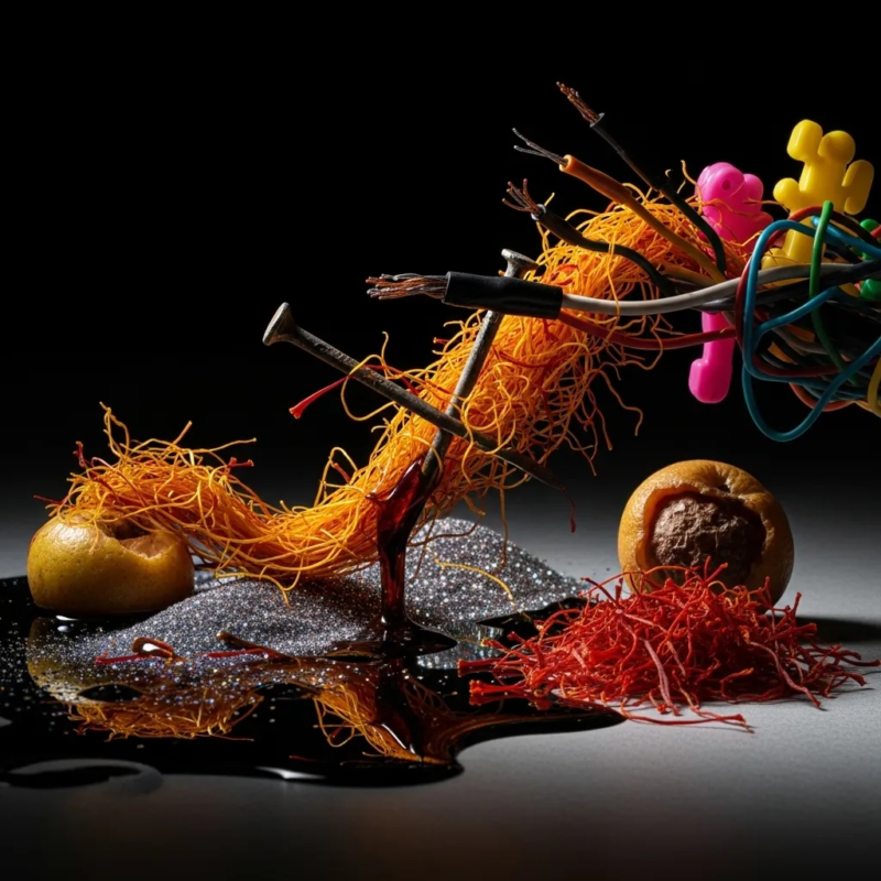 Saffron mixing precautions