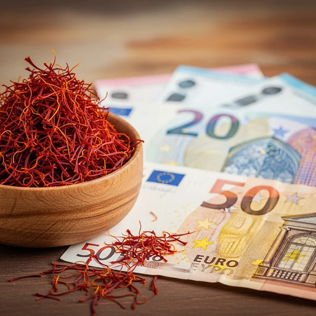 Price of 1kg saffron in Europe