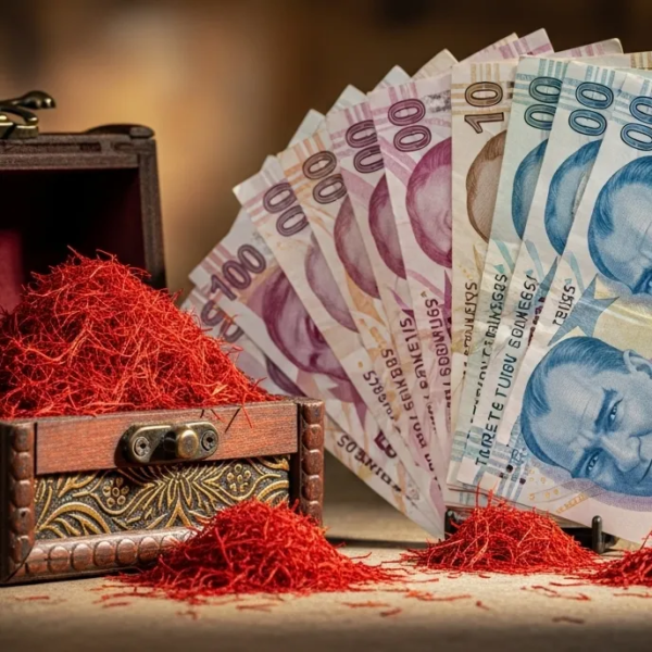 Cost of saffron per gram in Turkey
