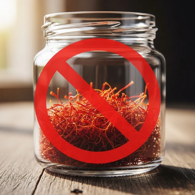 Avoid saffron consumption