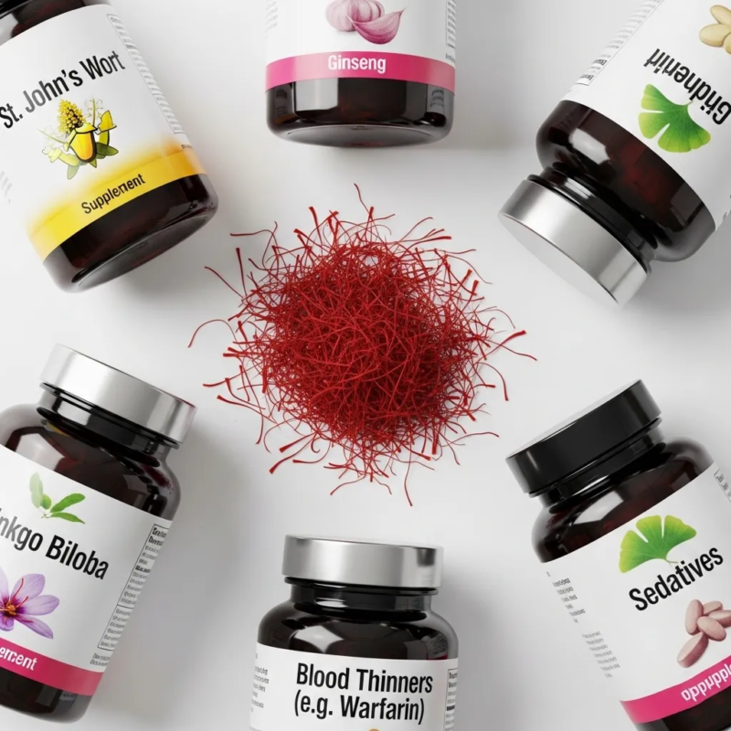 Supplements to avoid with saffron