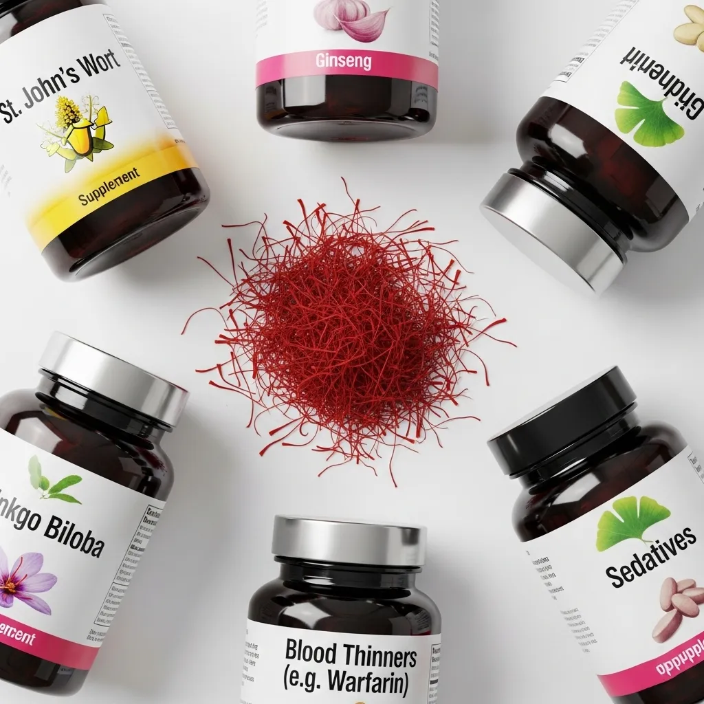 Supplements to avoid with saffron