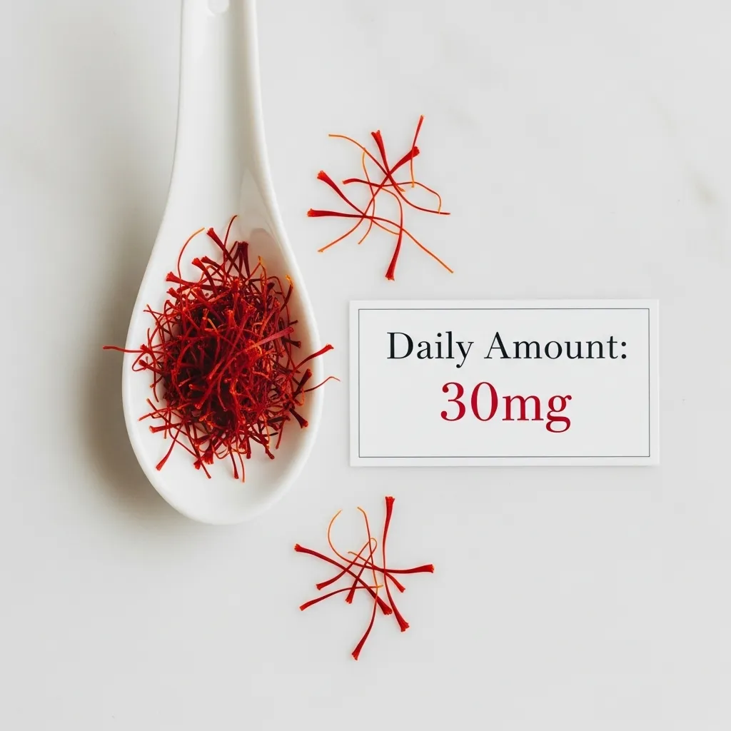 Saffron dosage for health