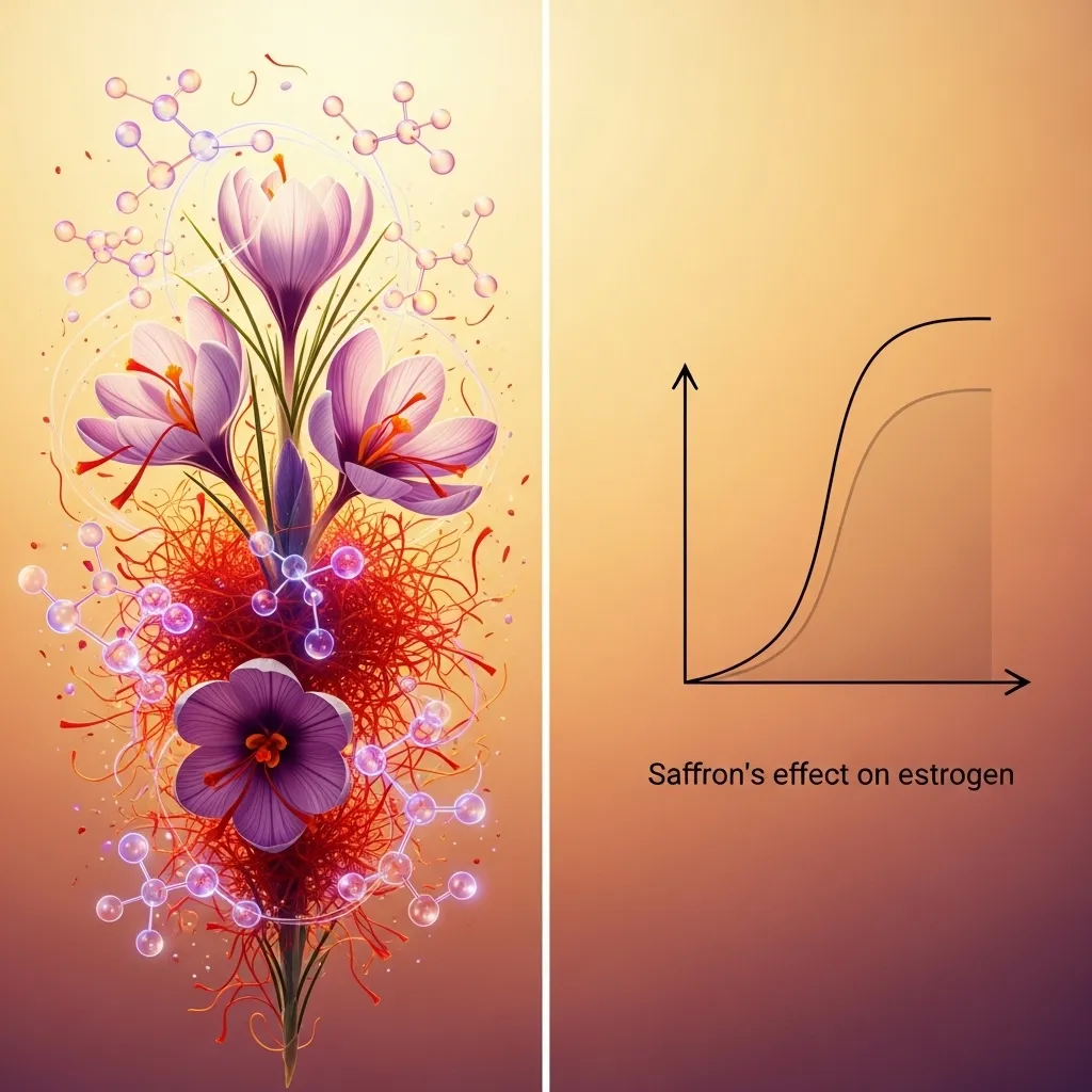 Saffron and estrogen levels