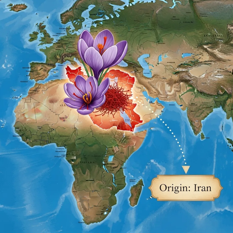 Saffron production countries