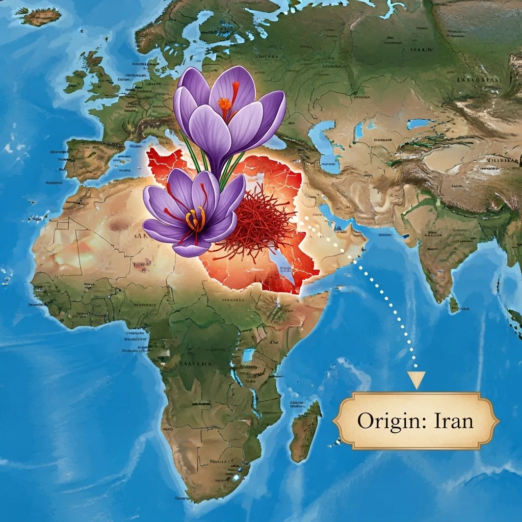 Saffron production countries