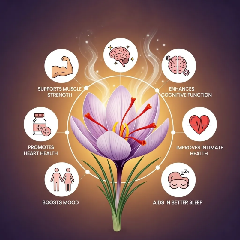Saffron benefits for men