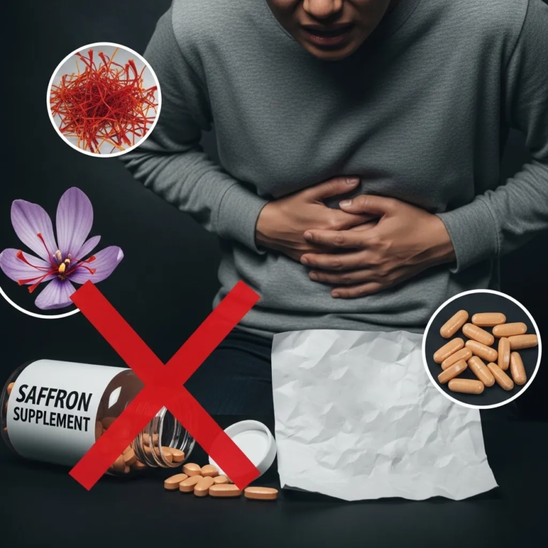Negative effects of saffron