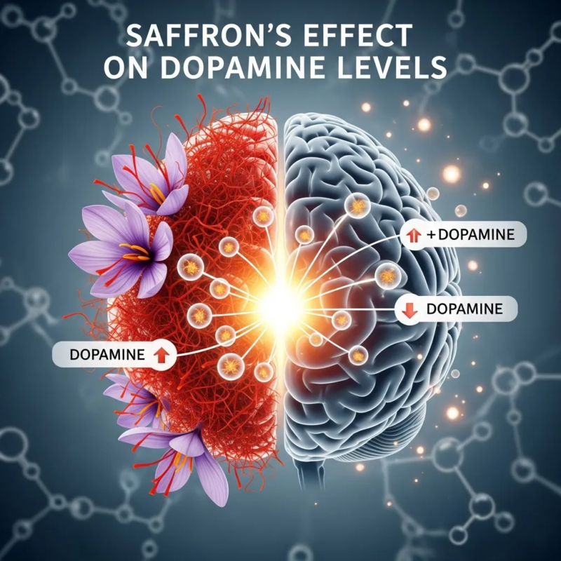 Saffron boosting dopamine