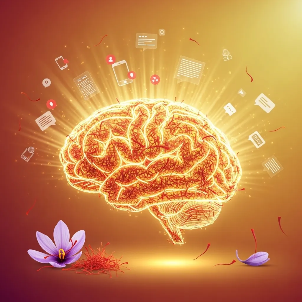 Saffron for focus and concentration