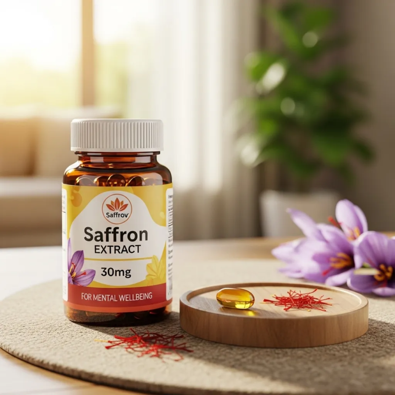 Saffron dosage for mental health