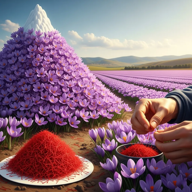 Reasons behind saffron's high price