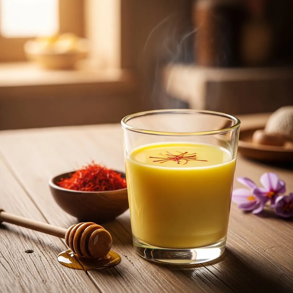 Saffron milk daily benefits