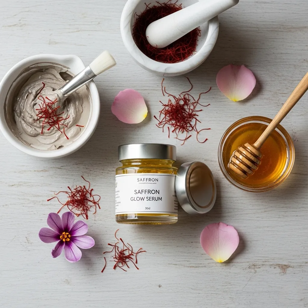 Using saffron for beauty